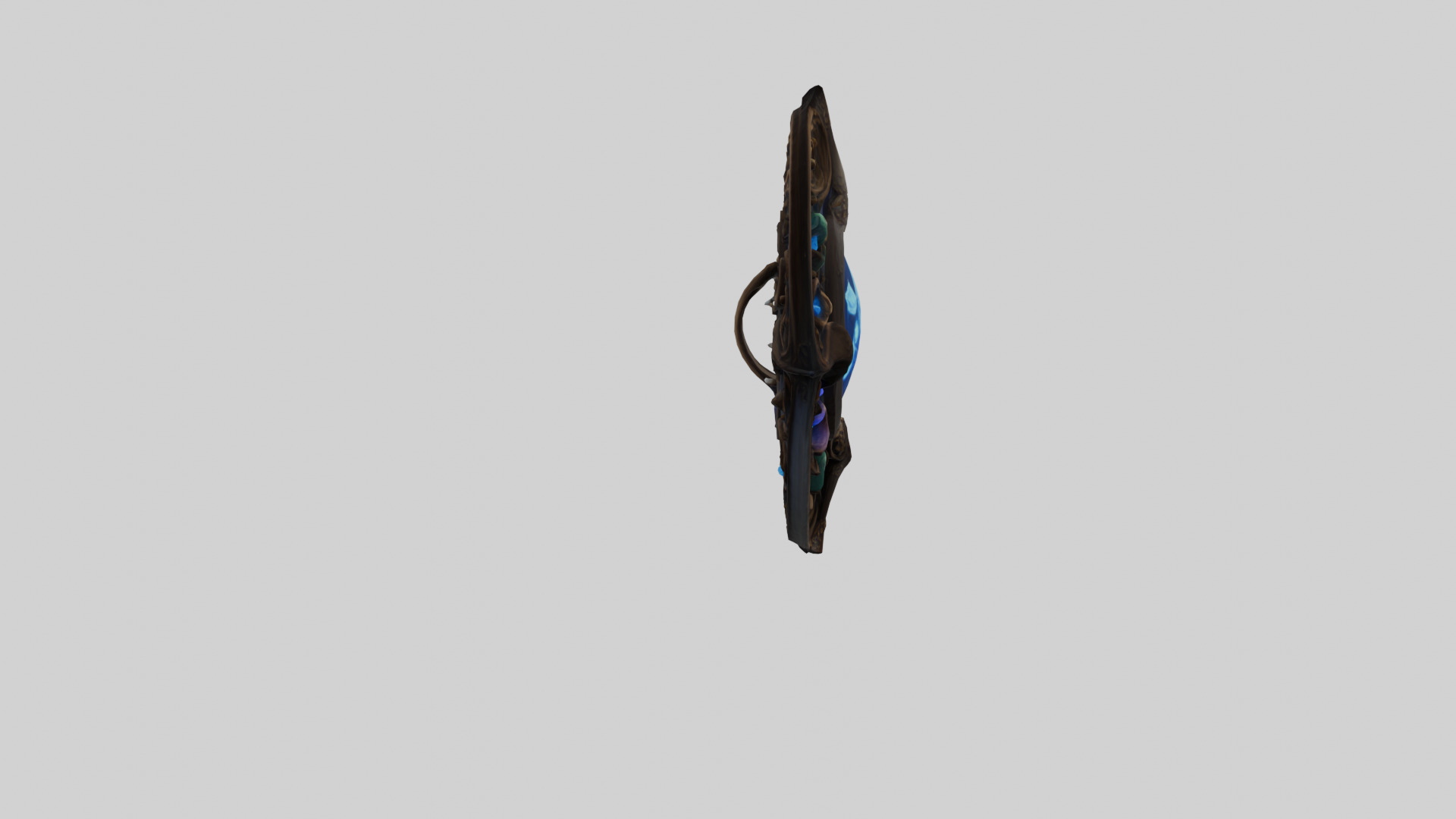 Arcane Guardian Shield Mystic 3D Asset 3D model_8