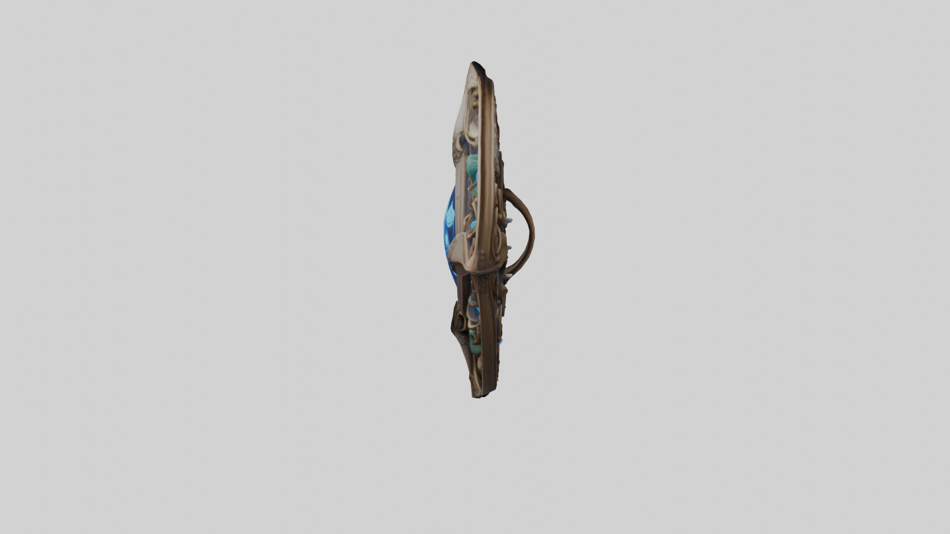 Arcane Guardian Shield Mystic 3D Asset 3D model_7