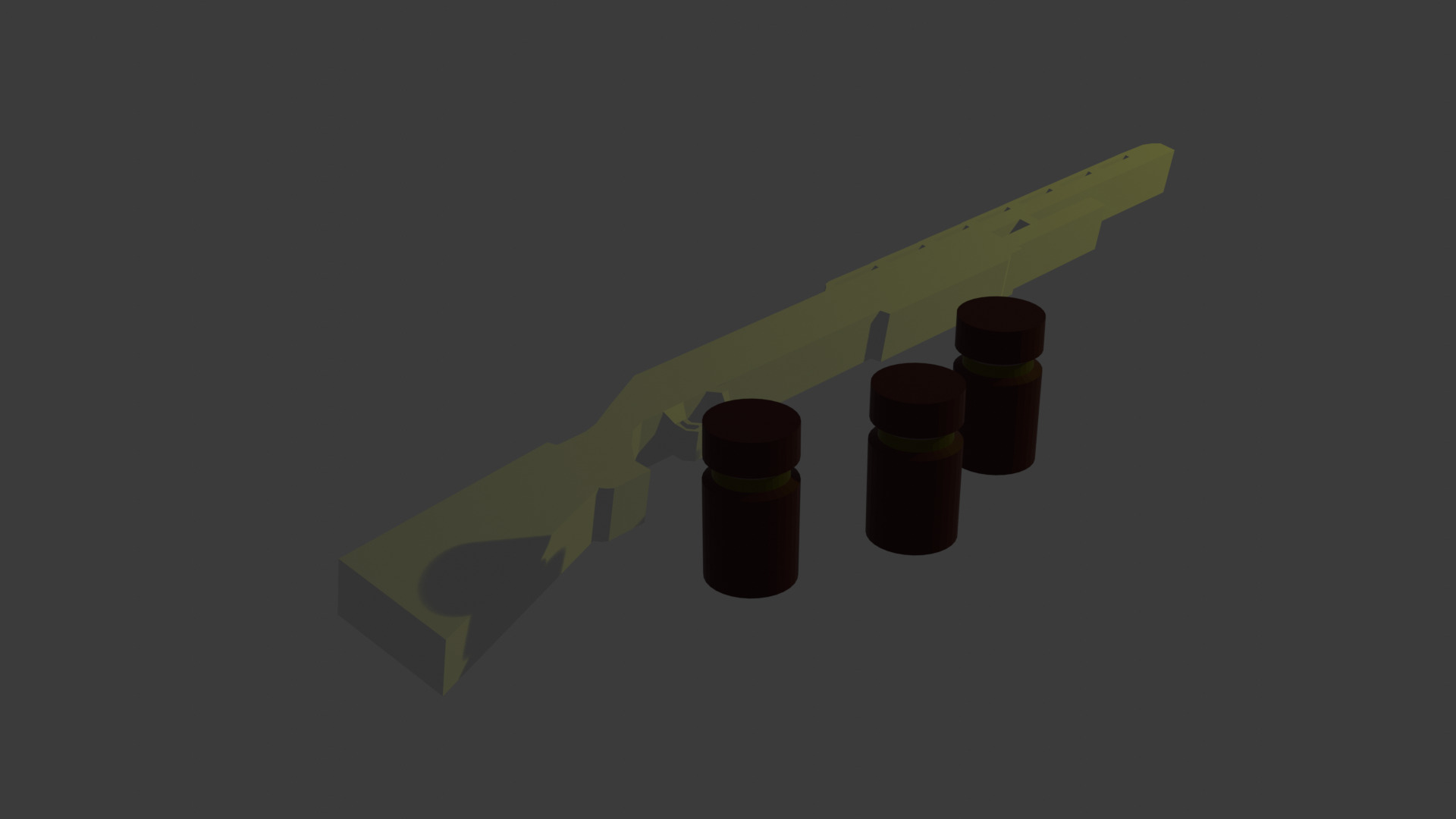 Gun bundle Free 3D model_3