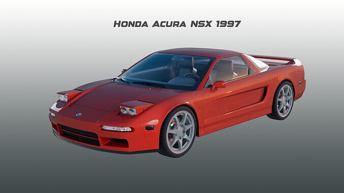 Honda - 1997 - Acura NSX 3D model | CGTrader