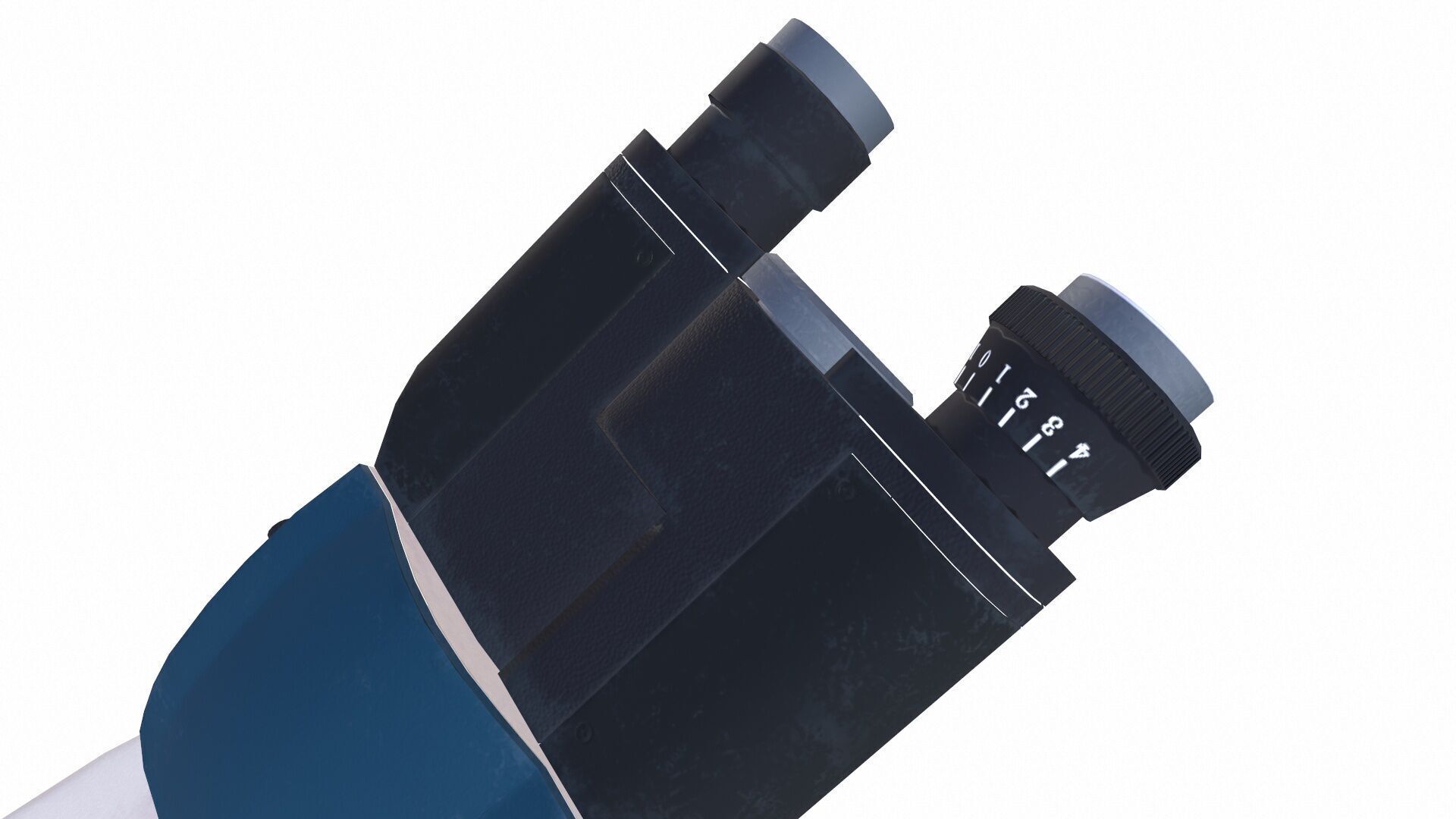 Microscope 2 Basic Low-poly 3D model_10