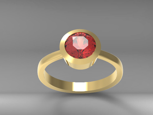 Minimal ring Ready for 3d printing 3dm stl 3D print model_20