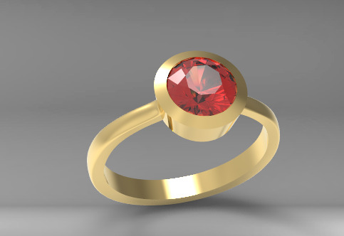 Minimal ring Ready for 3d printing 3dm stl 3D print model_22