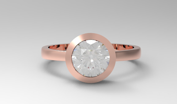 Minimal ring Ready for 3d printing 3dm stl 3D print model_29