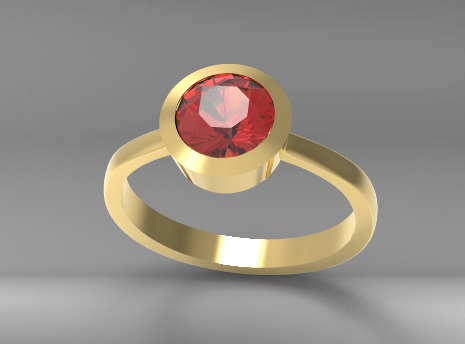 Minimal ring Ready for 3d printing 3dm stl 3D print model_21