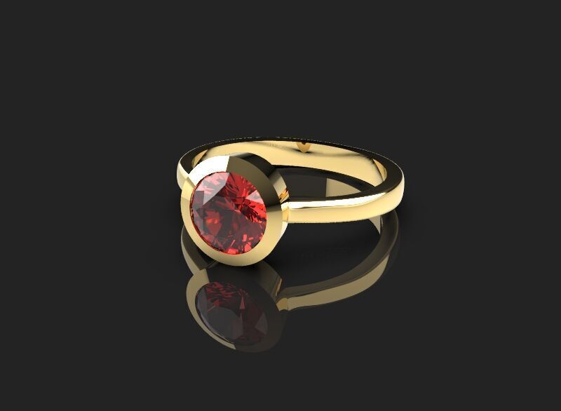 Minimal ring Ready for 3d printing 3dm stl 3D print model_10