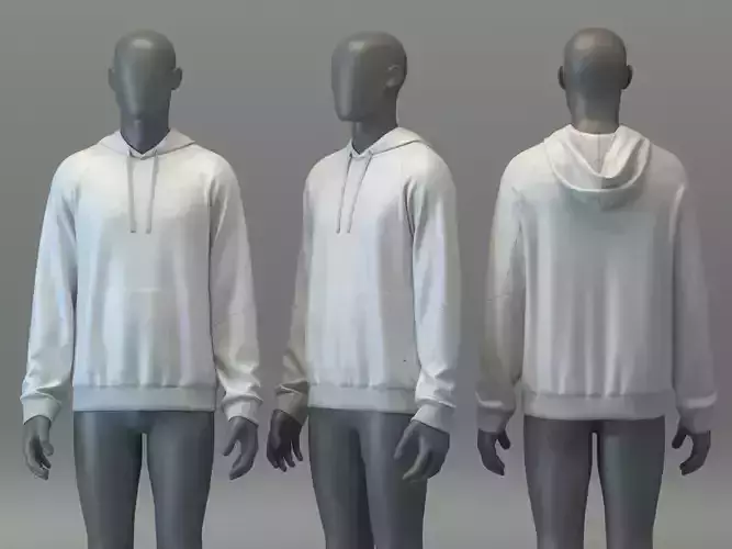 Raglan Pullover Hoodie