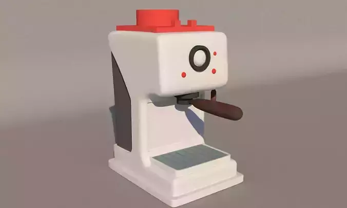 CARTOON COFFEE MACHINE