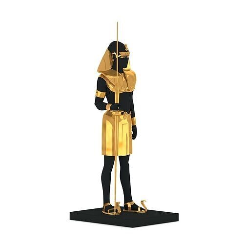 Egyptian Decorative Statue 3D model