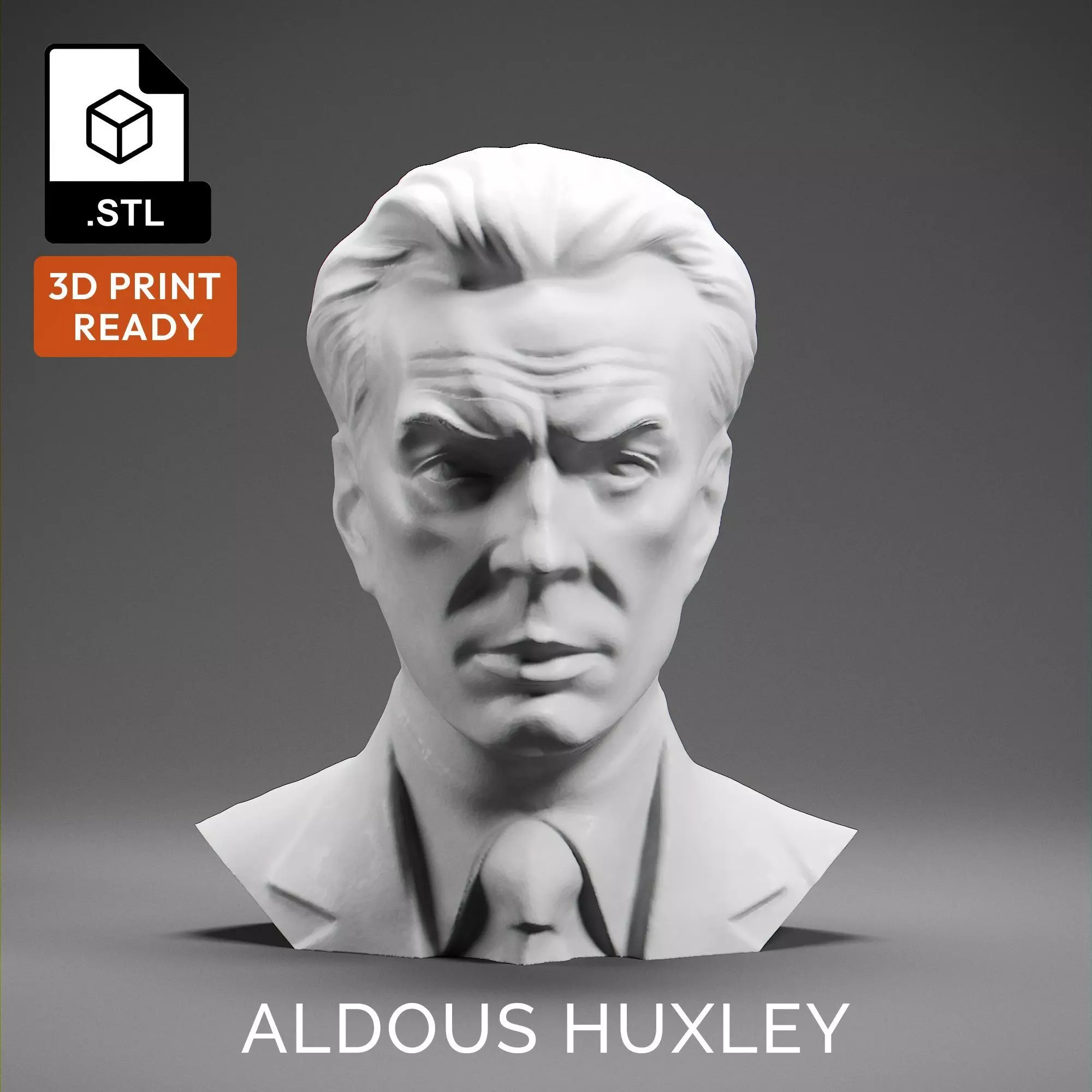 Aldous Huxley 3D print model_0