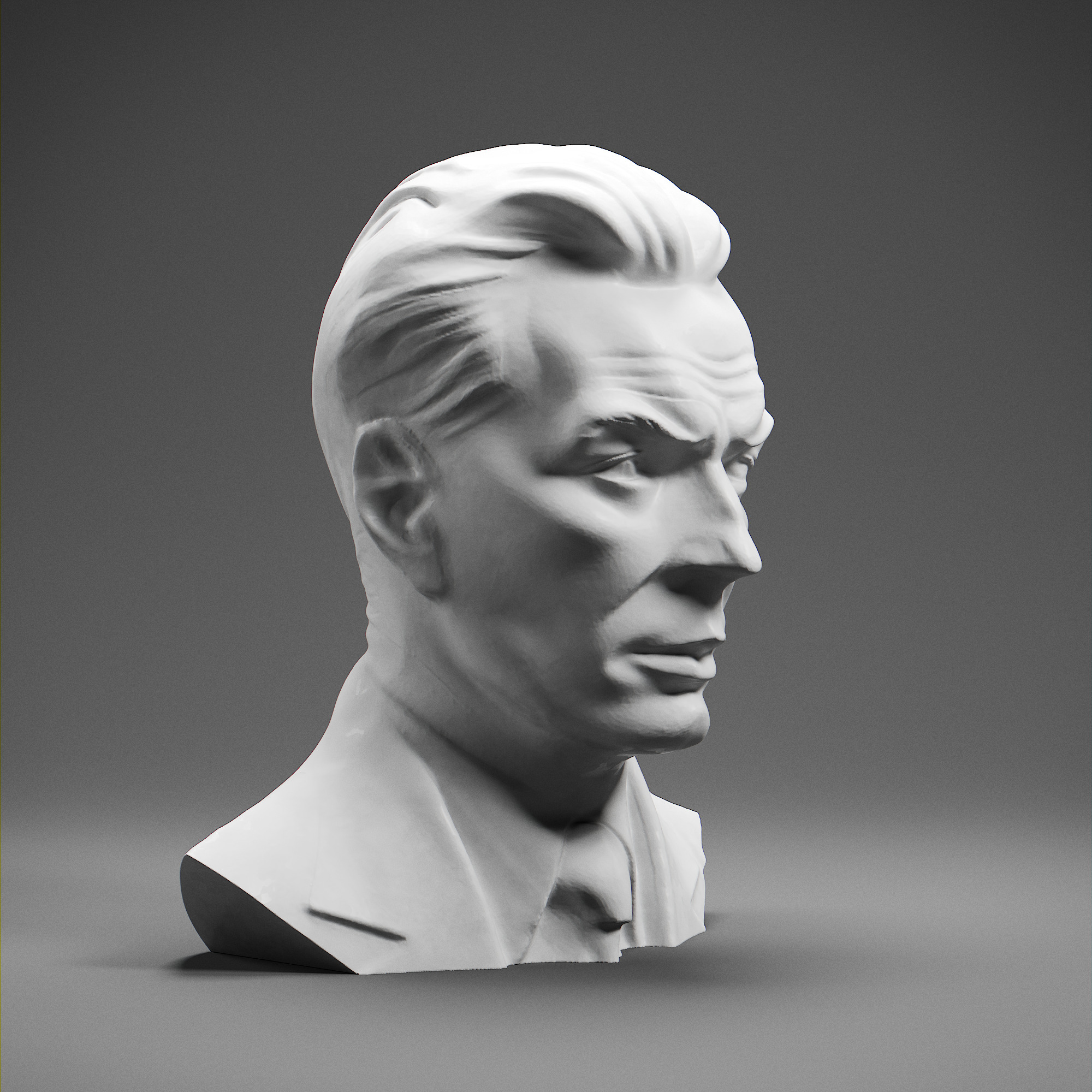 Aldous Huxley 3D print model_7