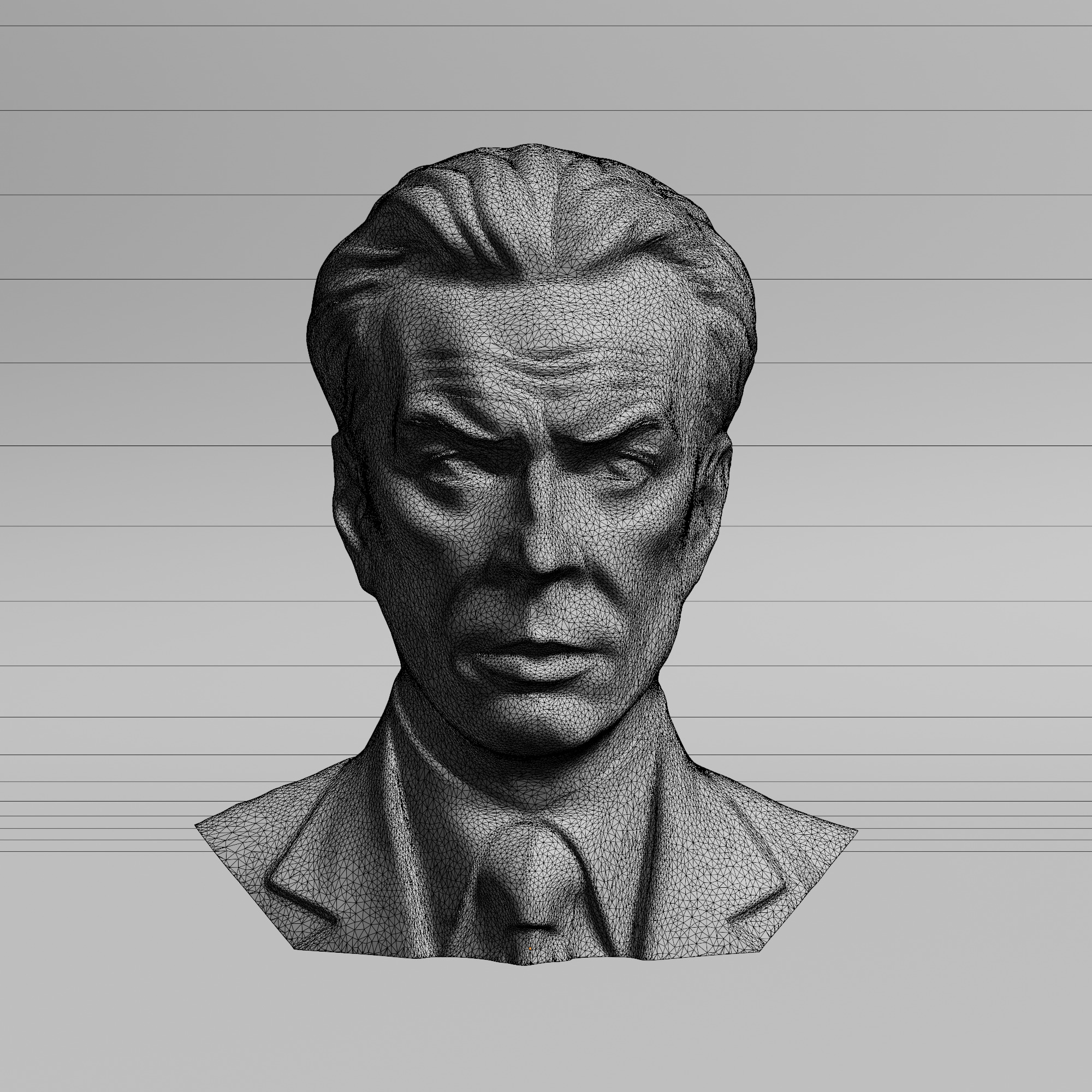 Aldous Huxley 3D print model_8