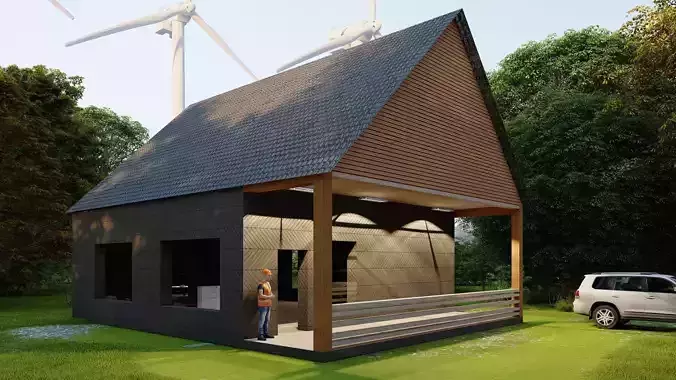 House Sketchapp Lumion Forest Edition