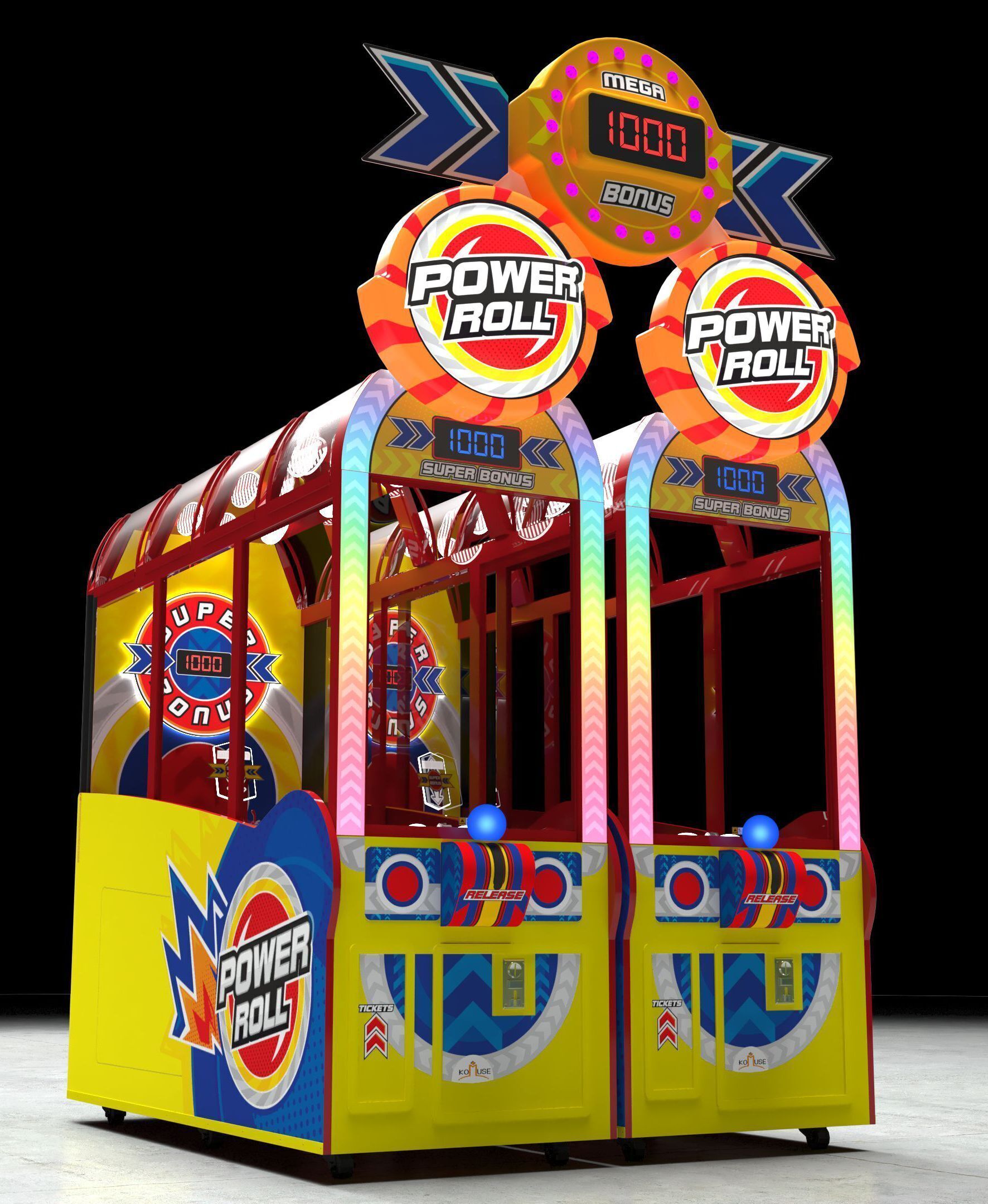 SEGA POWER ROLL REDEMPTION ARCADE GAME 3D model_2