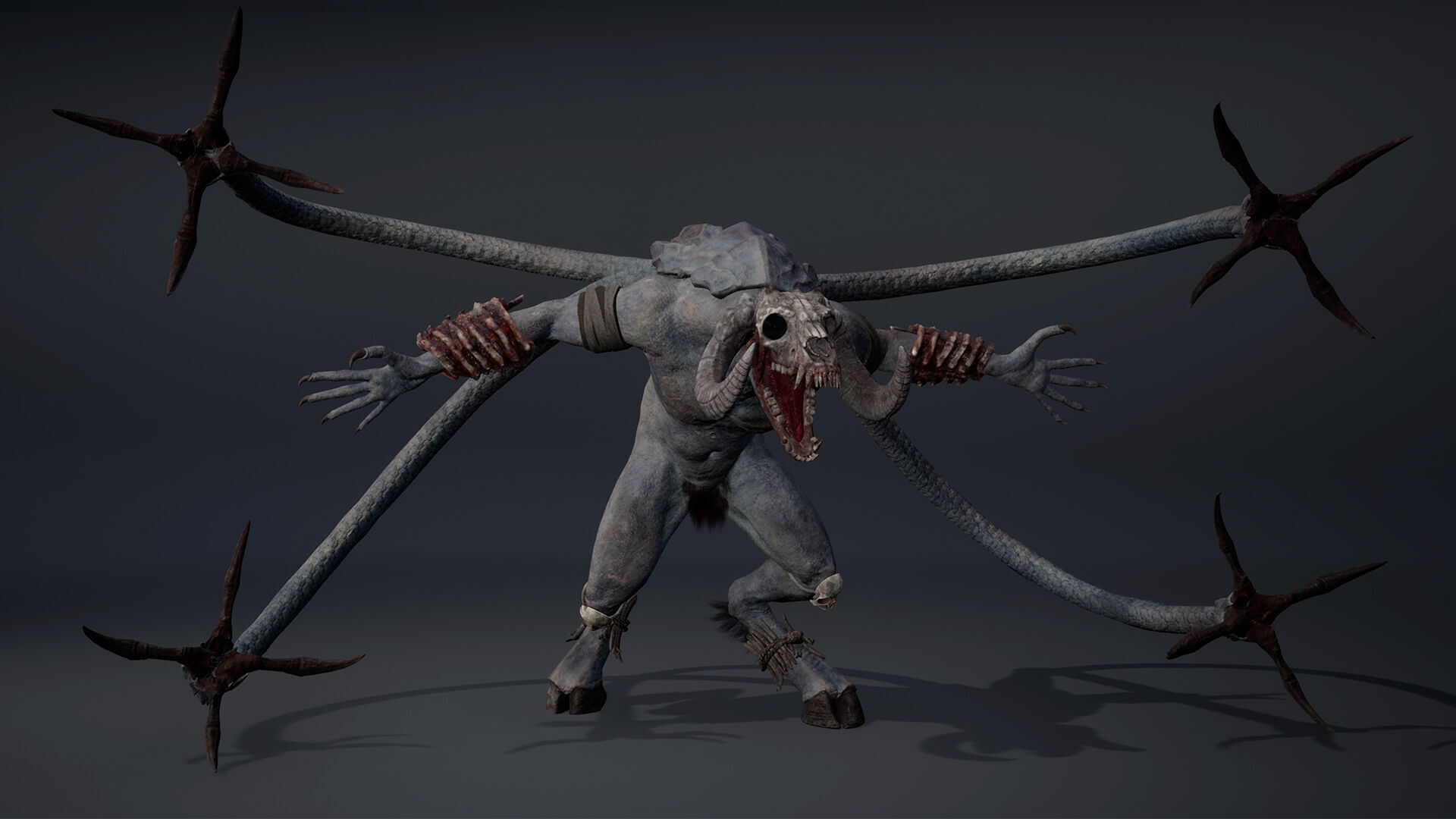 Bloodclaw Fatty Brutal Low-poly 3D model_14