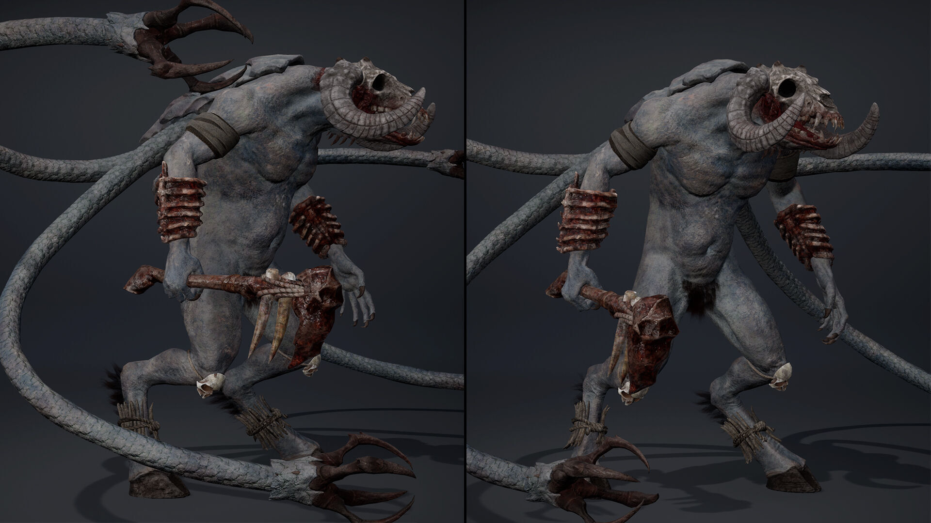 Bloodclaw Fatty Brutal Low-poly 3D model_5