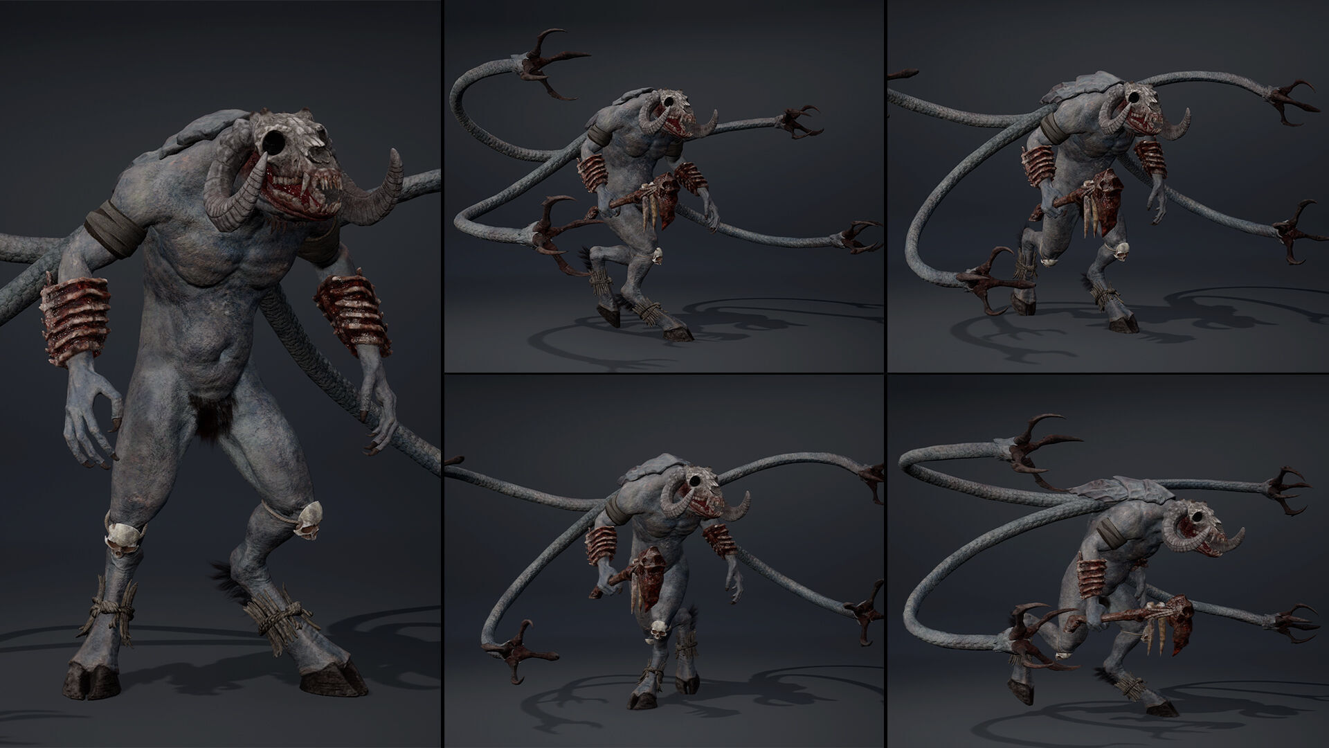 Bloodclaw Fatty Brutal Low-poly 3D model_7