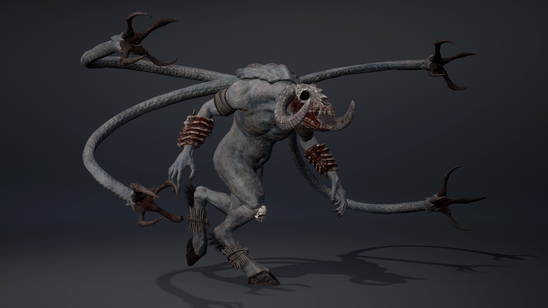 Bloodclaw Fatty Brutal Low-poly 3D model_20