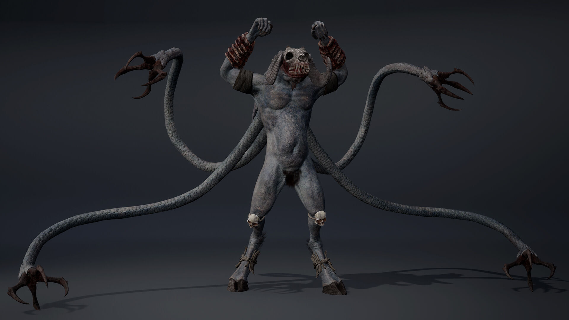 Bloodclaw Fatty Brutal Low-poly 3D model_16