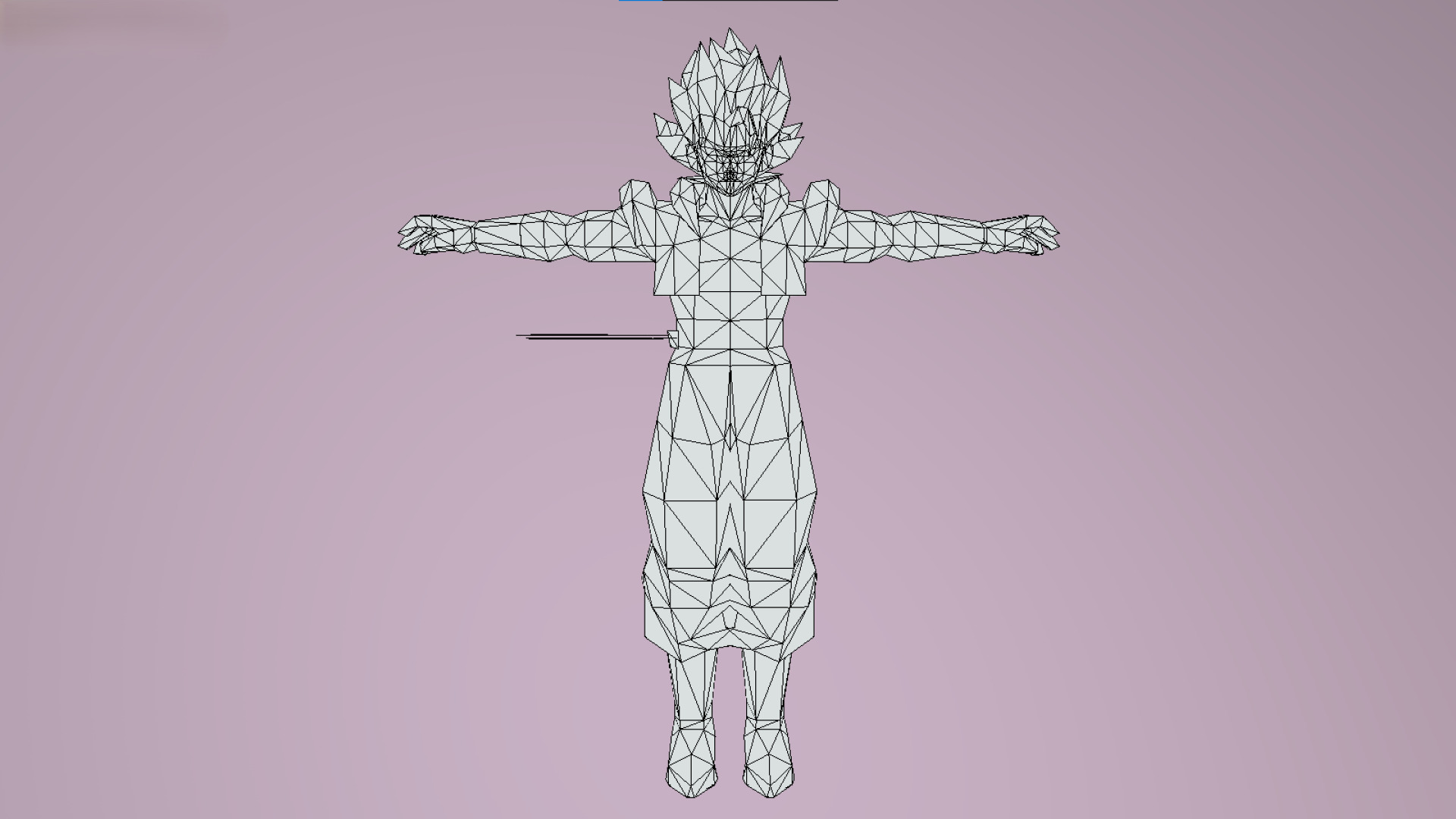 Super Gogeta - Janemba - Dragon Ball Z - Shin Budokai Low-poly 3D model_3