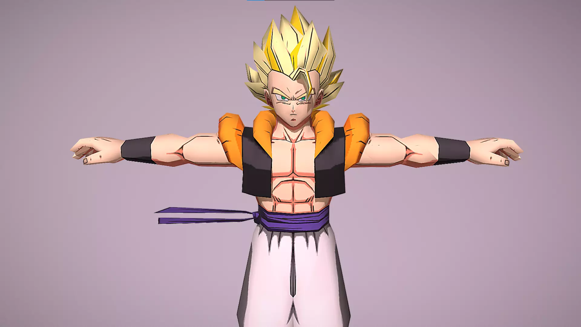 Super Gogeta - Janemba - Dragon Ball Z - Shin Budokai Low-poly 3D model_0