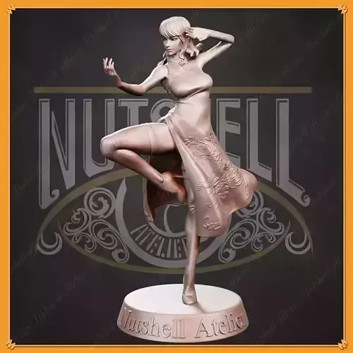 Nutshell Atelier -China Dress girl 02 -NSFW