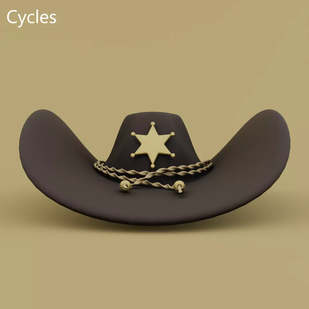 Cowboy Hat 3D model_0