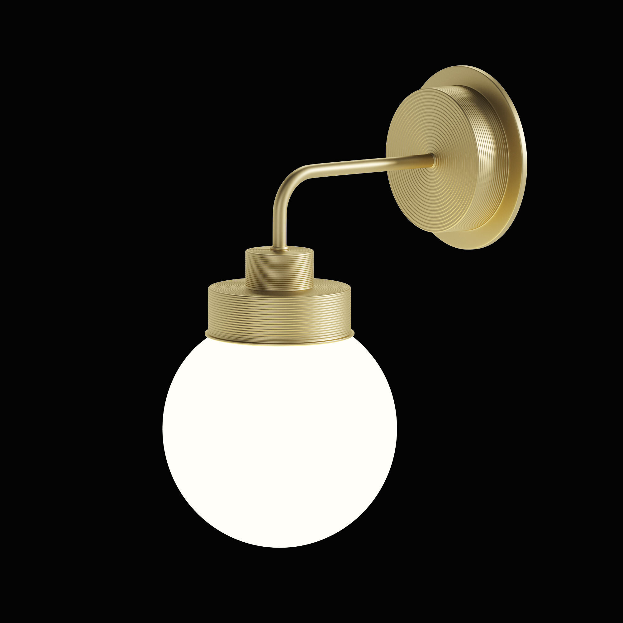 FRIHULT Wall lamp Low-poly 3D model_1