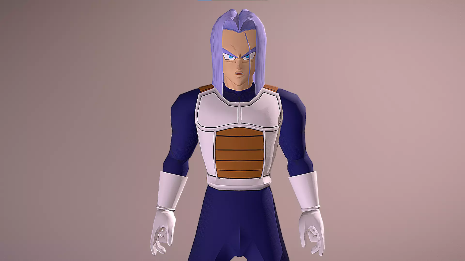 Future Trunks - Cell Saga - Dragon Ball Z - Budokai Low-poly 3D model_0