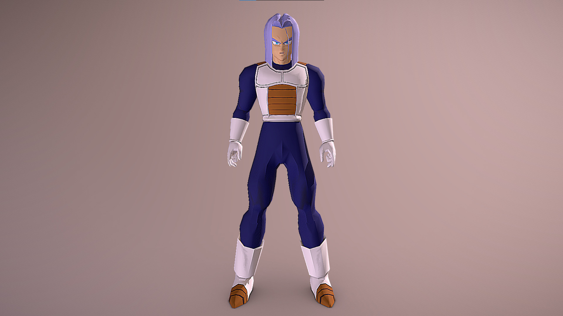 Future Trunks - Cell Saga - Dragon Ball Z - Budokai Low-poly 3D model_1
