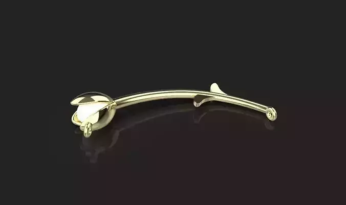 3d printing rose necklace Pendant printable 3dmodel 3dm stl  3D print model