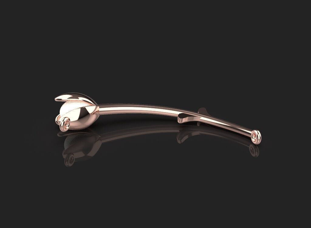 3d printing rose necklace Pendant printable 3dmodel 3dm stl  3D print model_42