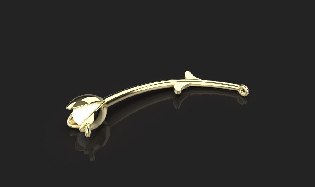 3d printing rose necklace Pendant printable 3dmodel 3dm stl  3D print model_21