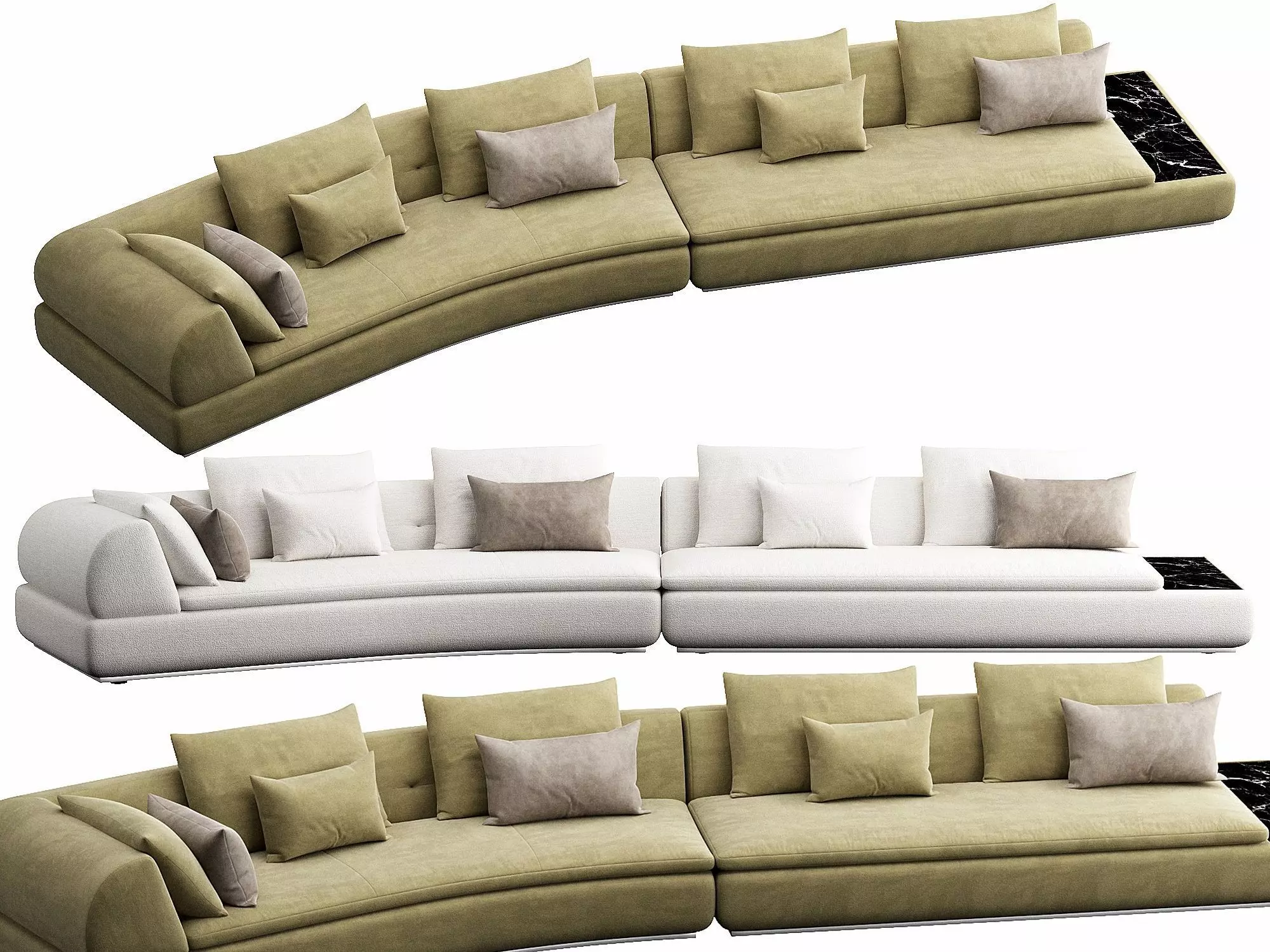 Supermoon SOfa 3D model_0