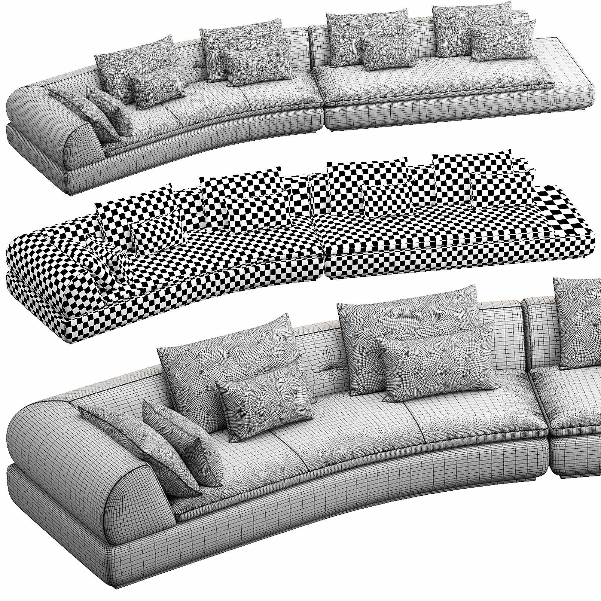 Supermoon SOfa 3D model_6