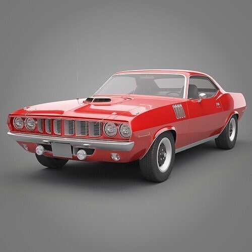 Generic old car 01 3D model