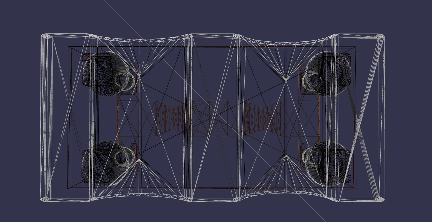 Timeless Majesty Low-Poly Marble Table Low-poly 3D model_1