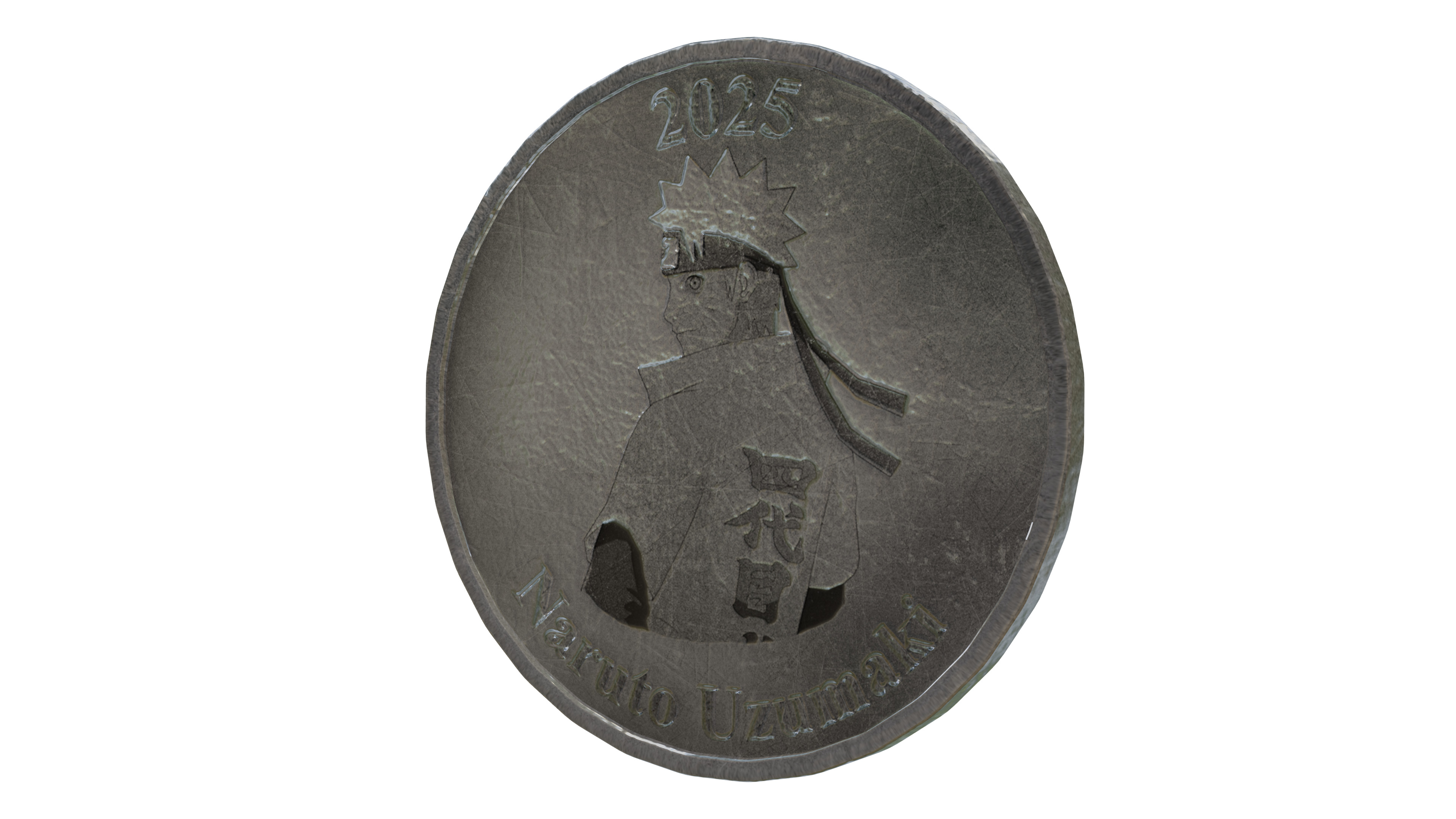 Konoha Village 1000 Ryo Coin Naruto Universe 2025 Edition 3D model_2