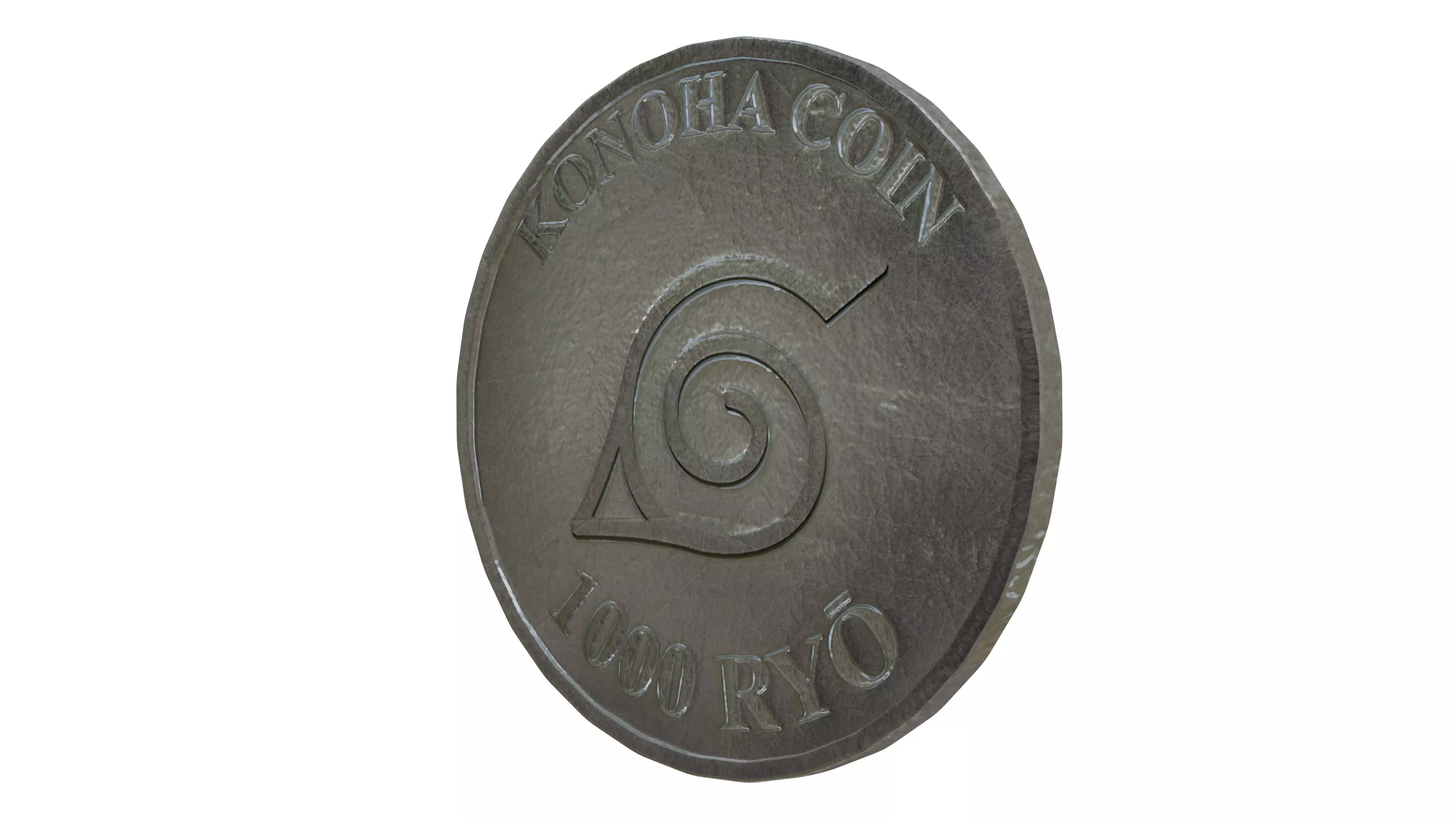 Konoha Village 1000 Ryo Coin Naruto Universe 2025 Edition 3D model_0