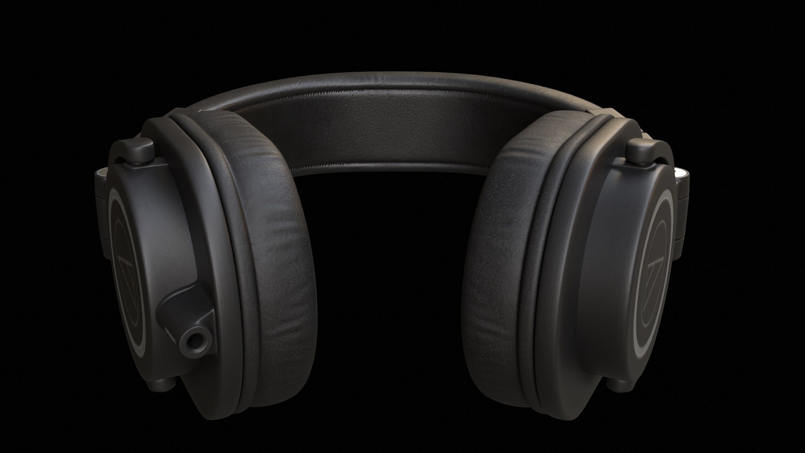 Audio Technica Headphone ATH-M50X 3D model_12