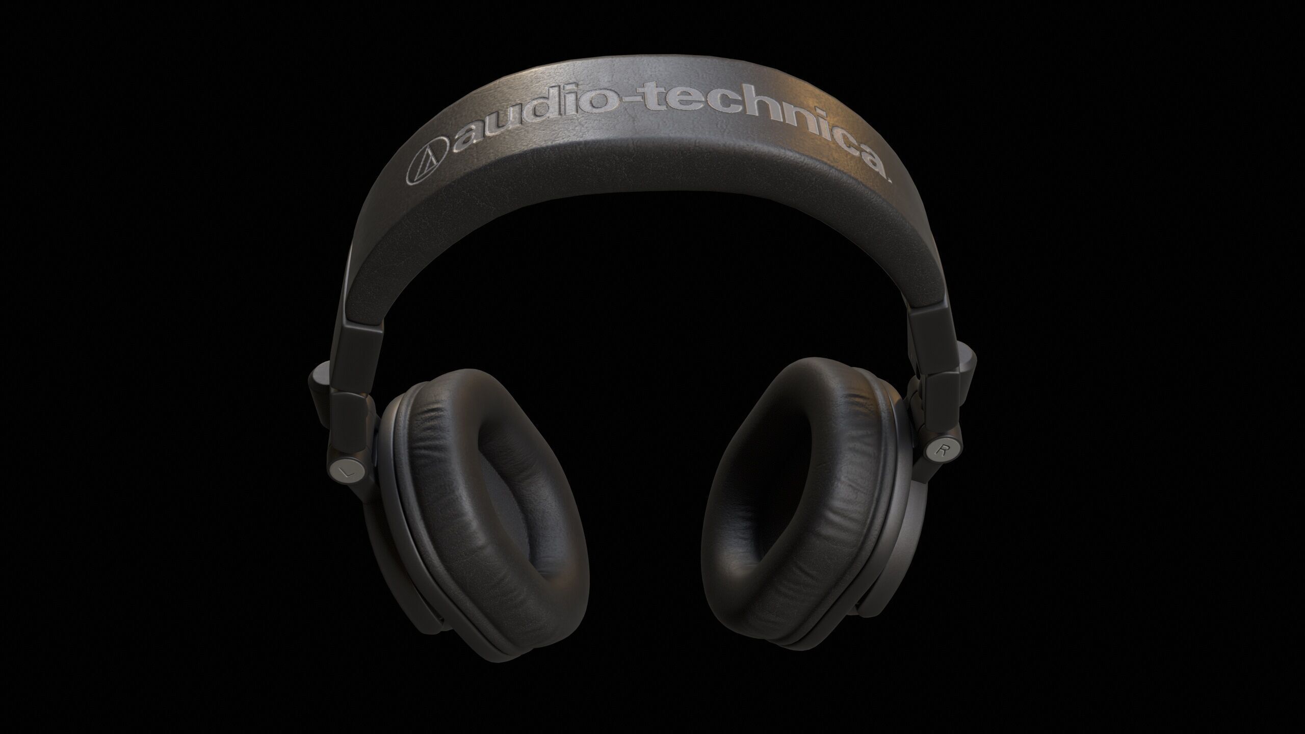 Audio Technica Headphone ATH-M50X 3D model_3
