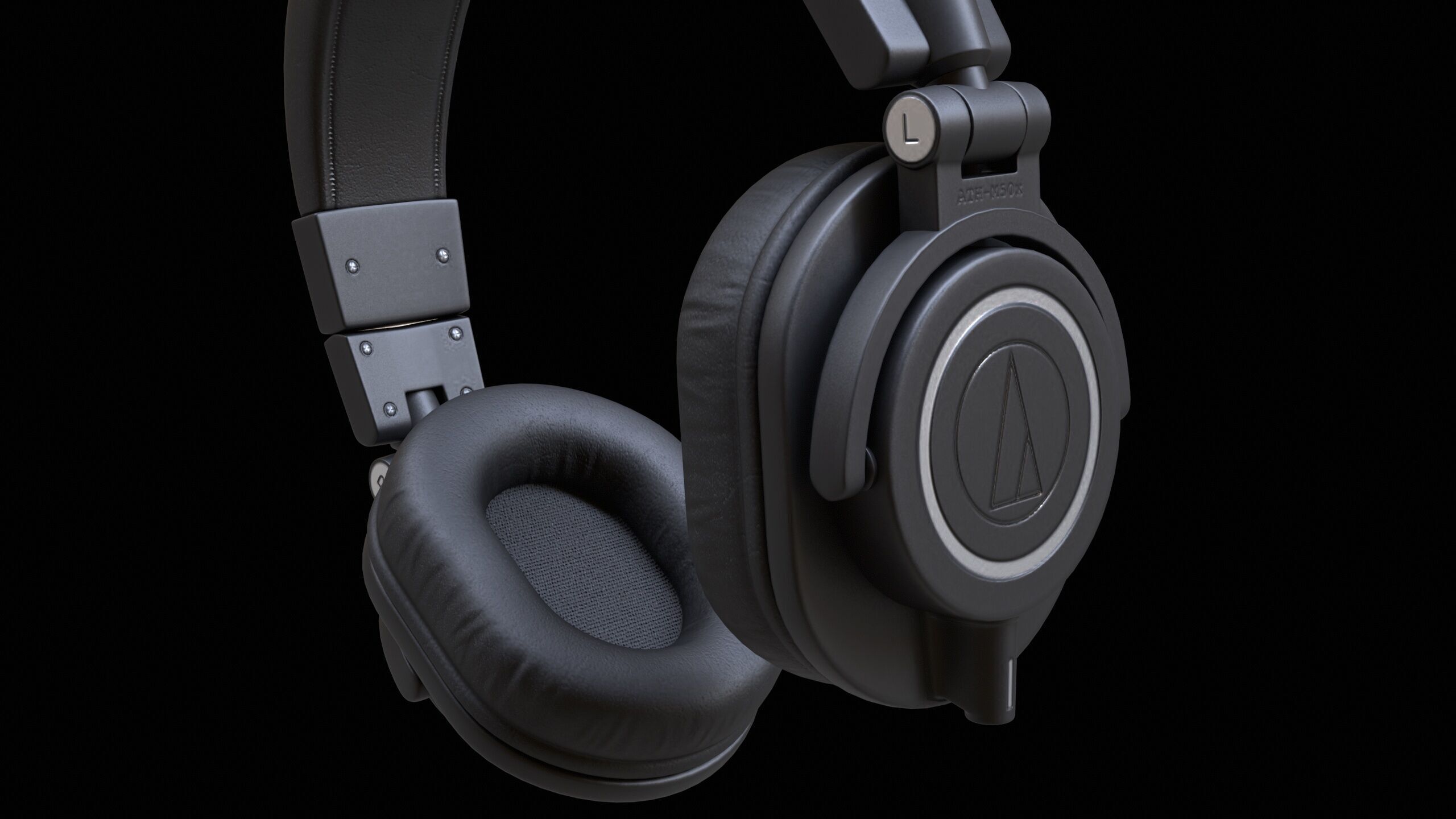Audio Technica Headphone ATH-M50X 3D model_8
