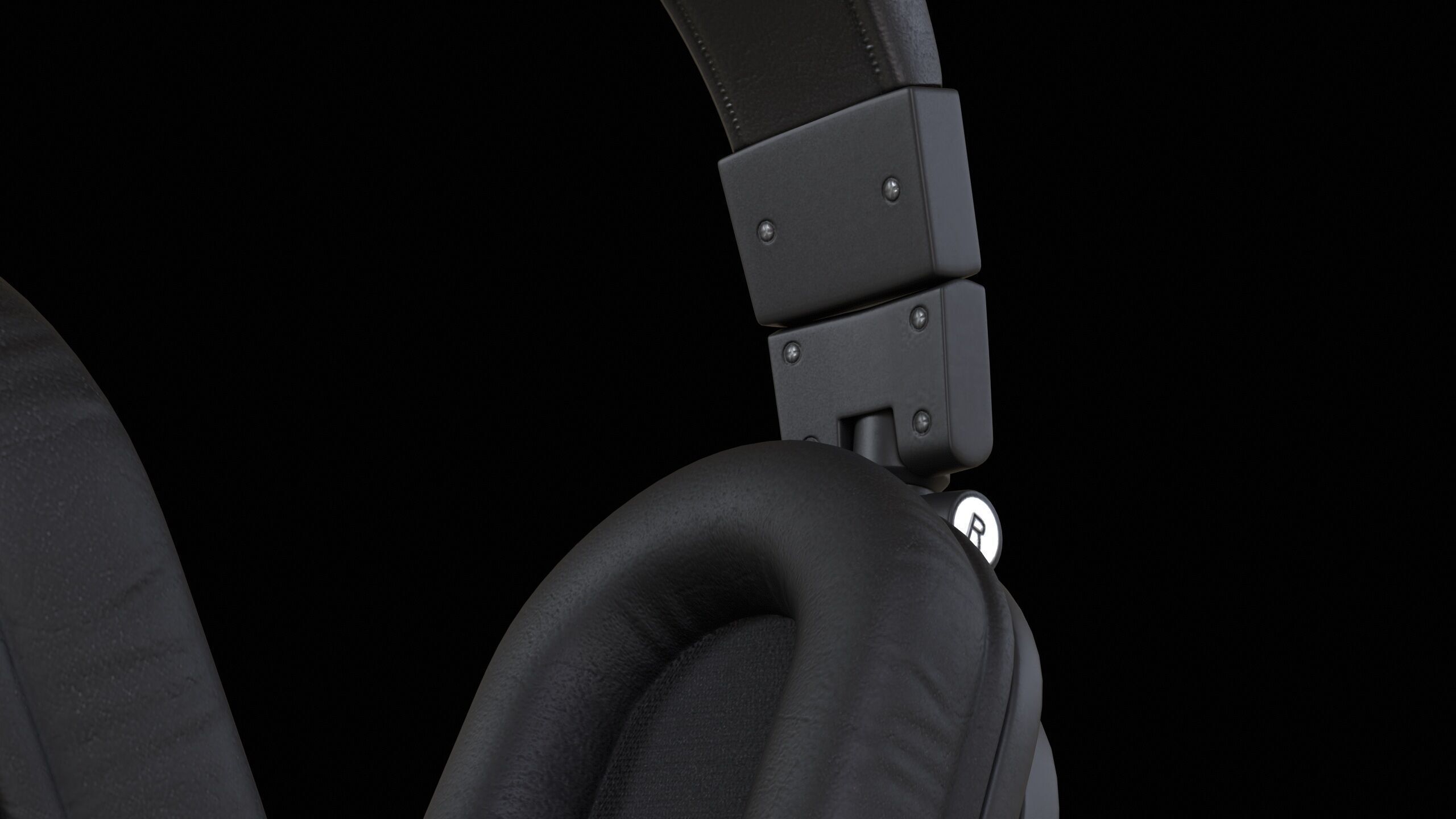 Audio Technica Headphone ATH-M50X 3D model_10