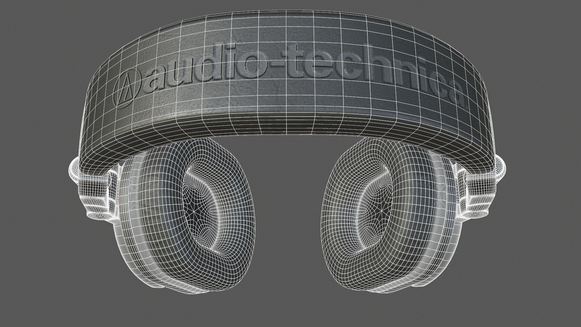 Audio Technica Headphone ATH-M50X 3D model_19