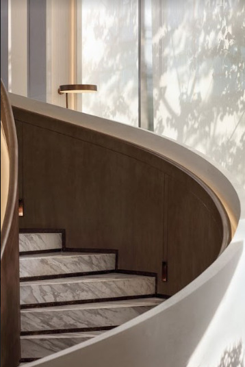 Spiral staircase with customized rails Revit model 3D model_1