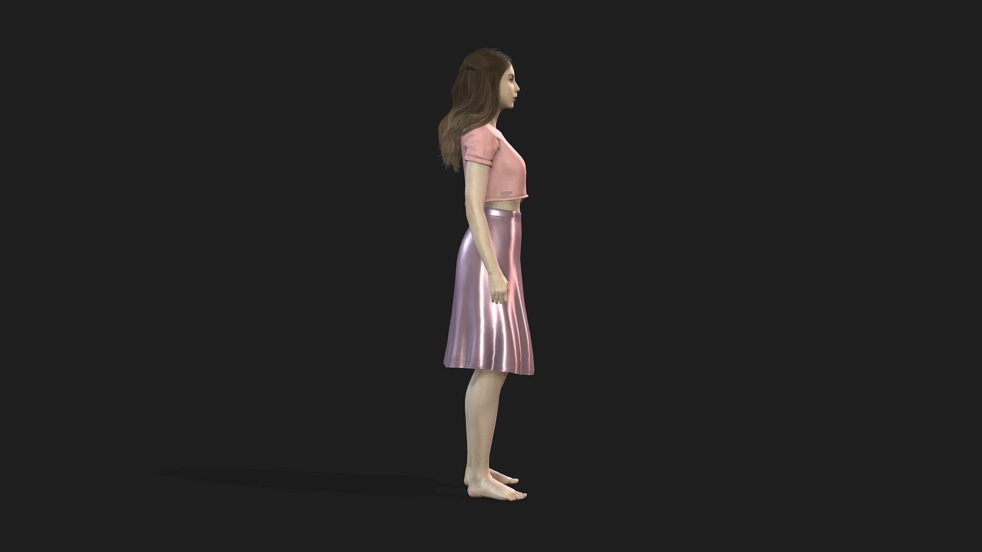 Realistic 3D Model of a Woman 3D model_2