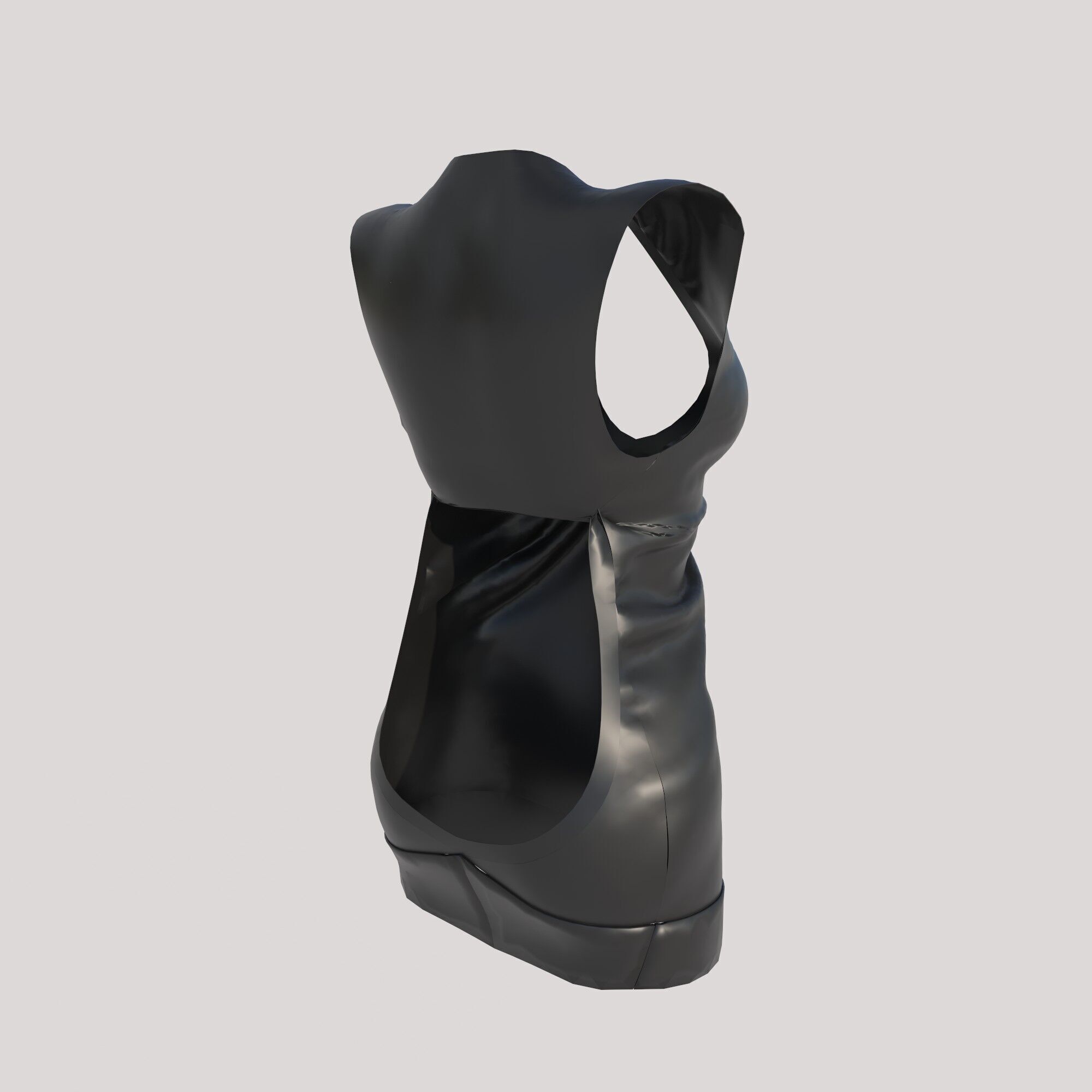 famale clothes 3D model_3