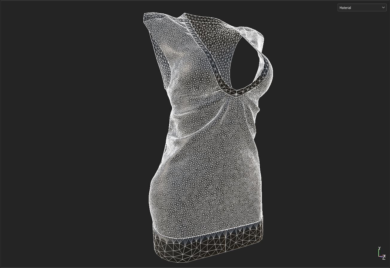 famale clothes 3D model_5