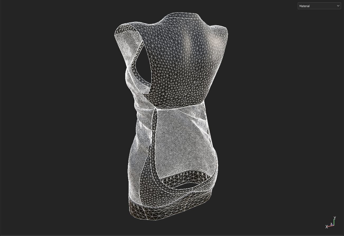 famale clothes 3D model_7