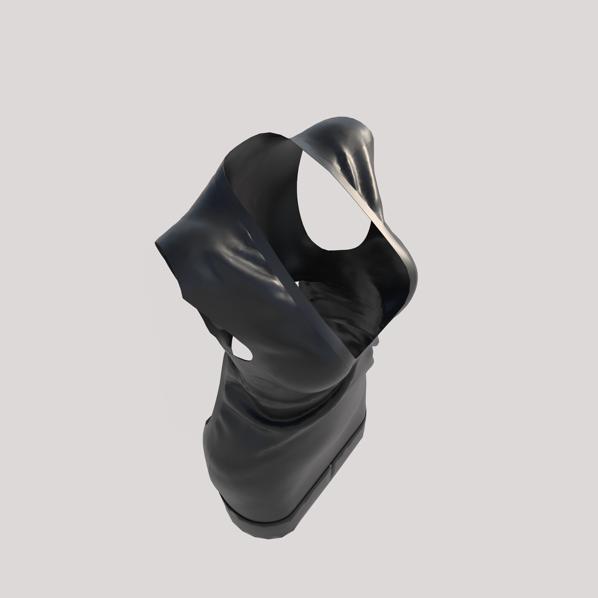 famale clothes 3D model_2